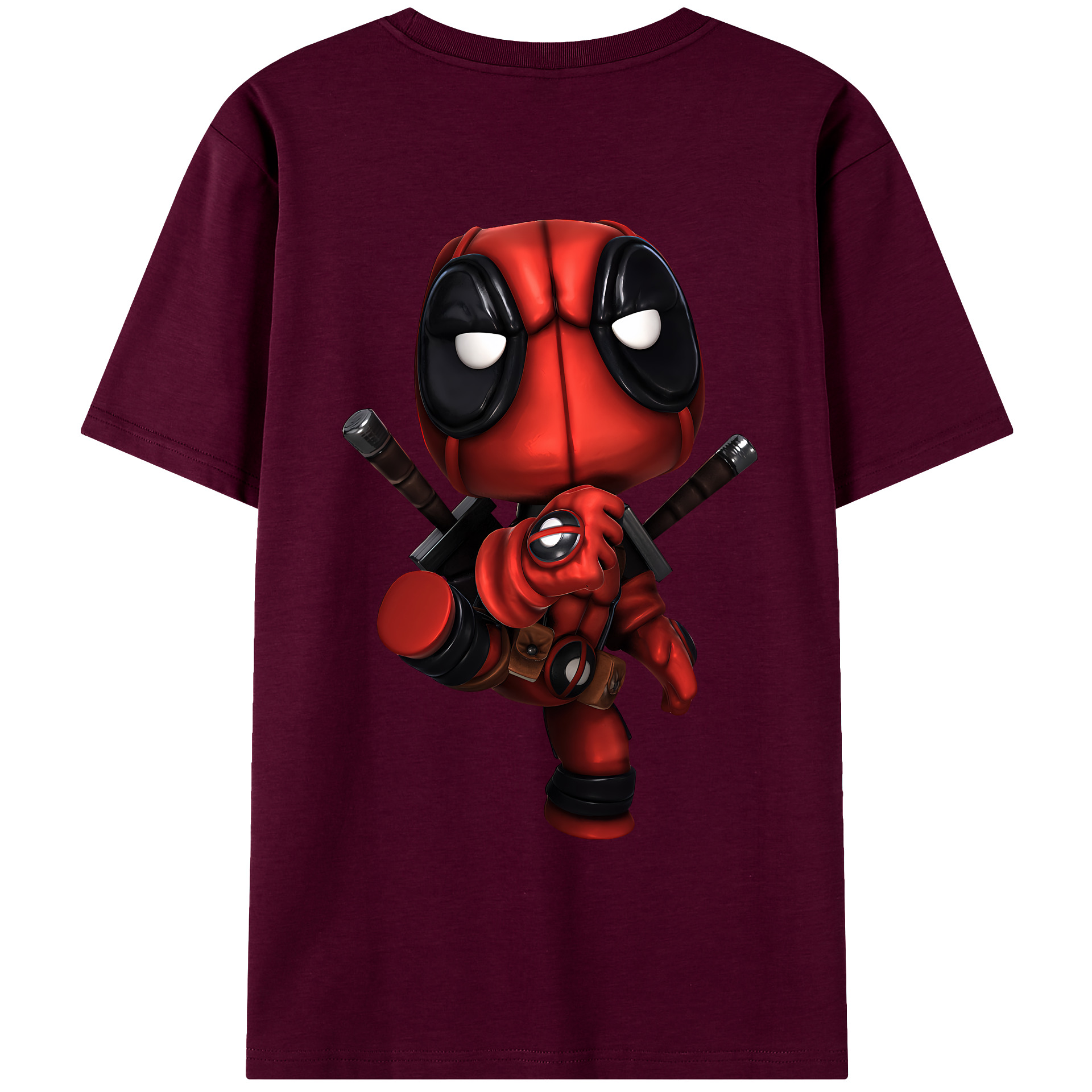 （画像用） Deadpool デッドプール レディース半袖Tシャツ(バックプリント)